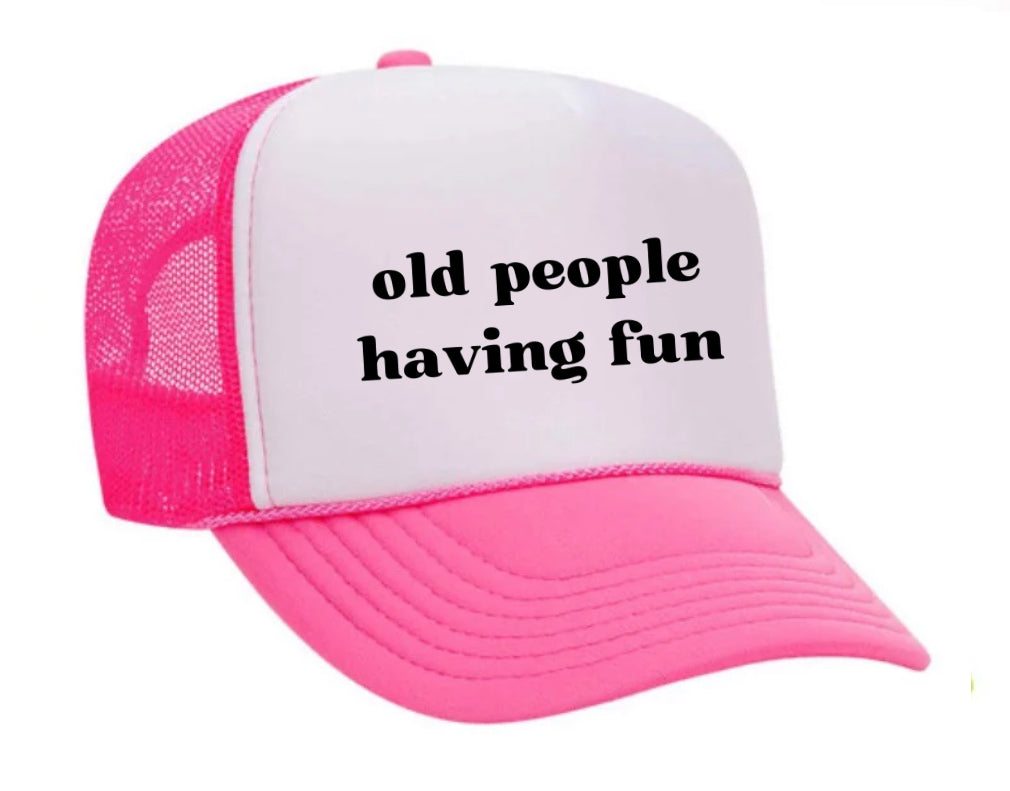 Old people having fun Trucker Hat