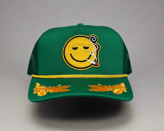 Smiley Stoner Patch Hat