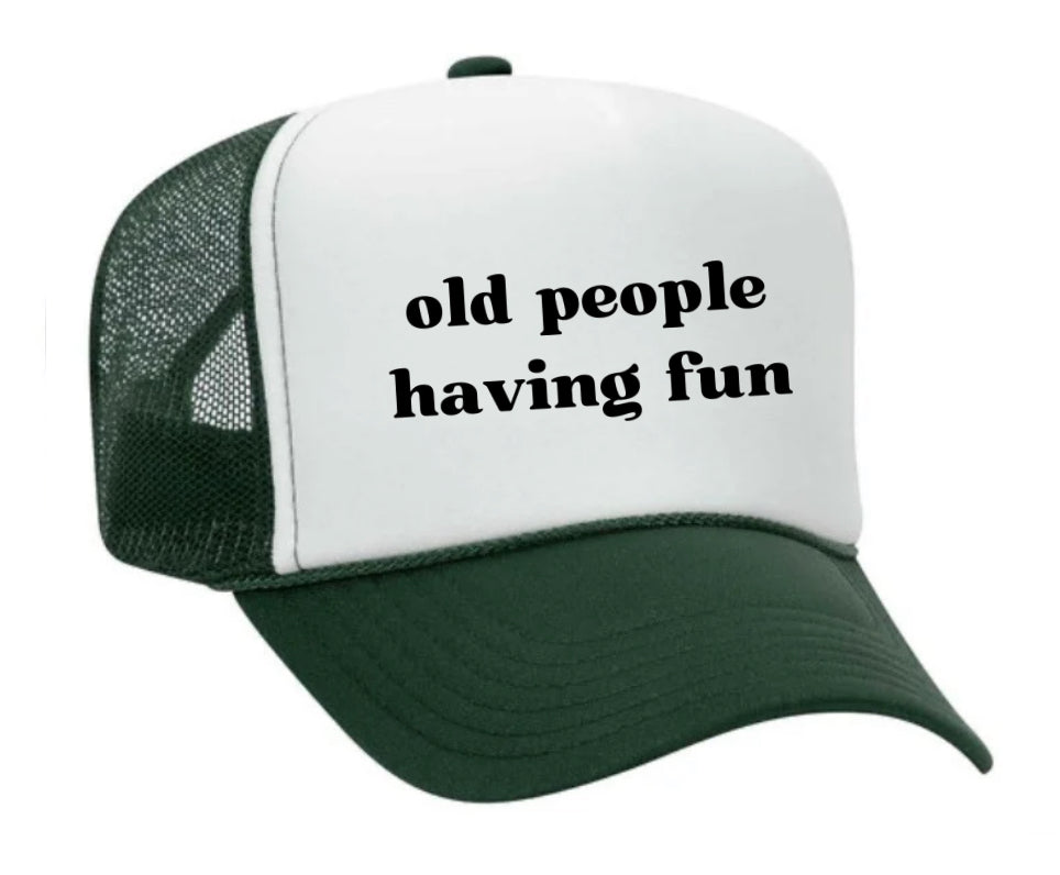 Old people having fun Trucker Hat