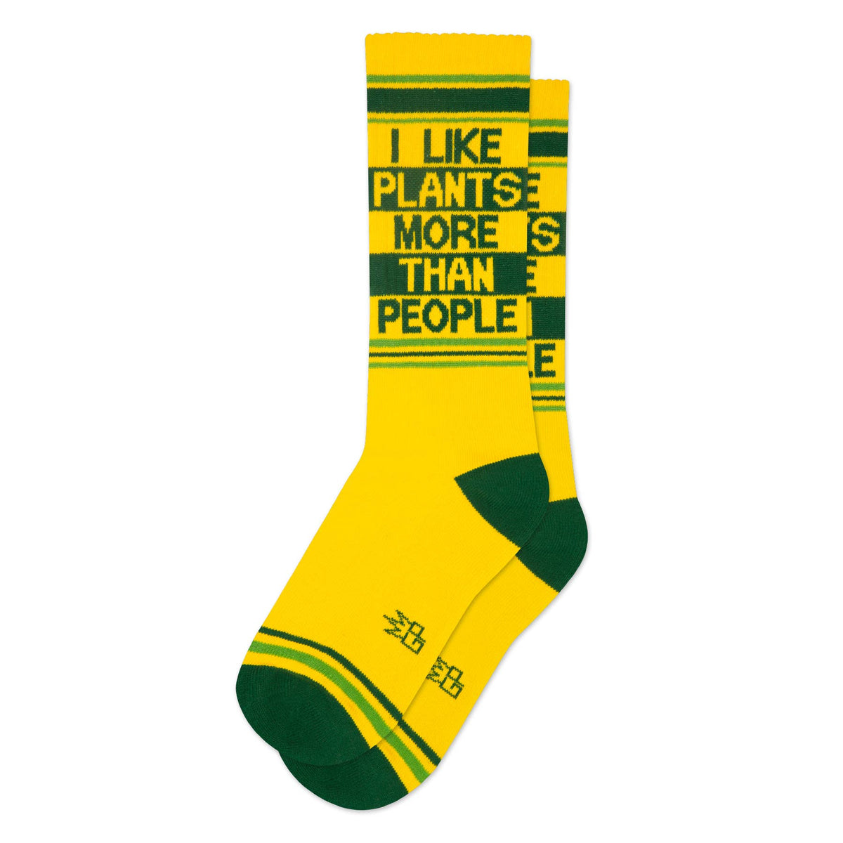 I Like Plants More Than People Gym Crew Socks