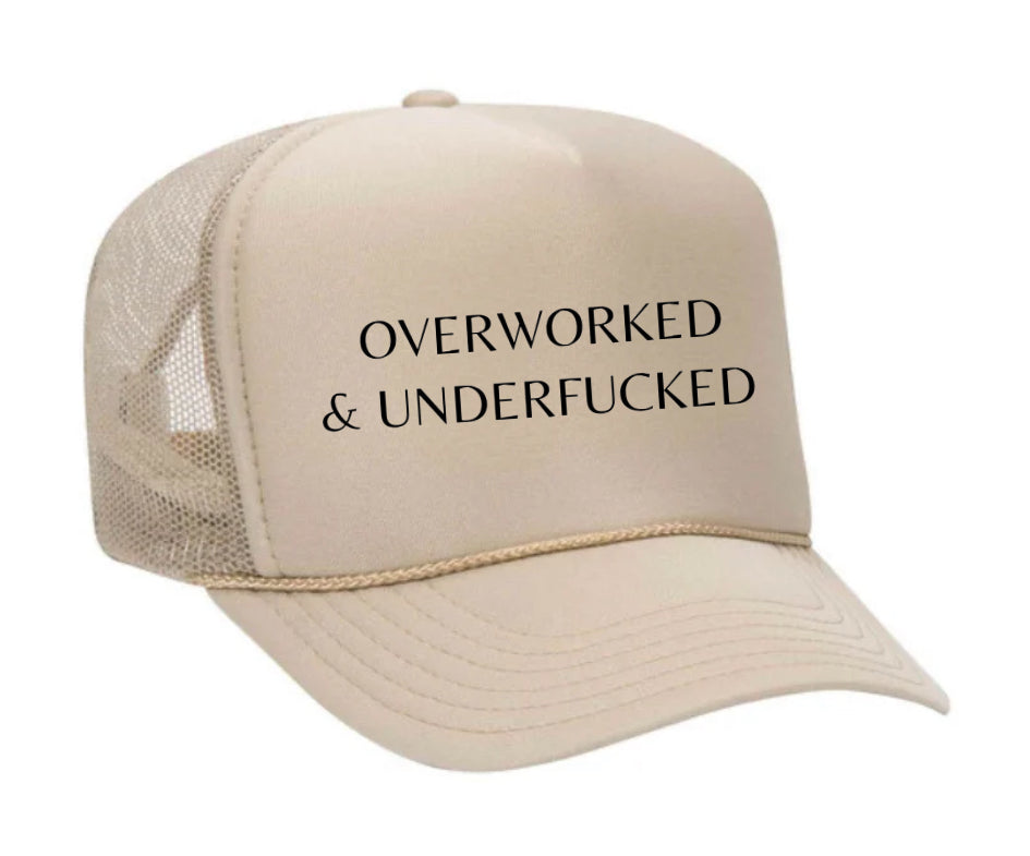 Overworked Trucker Hat