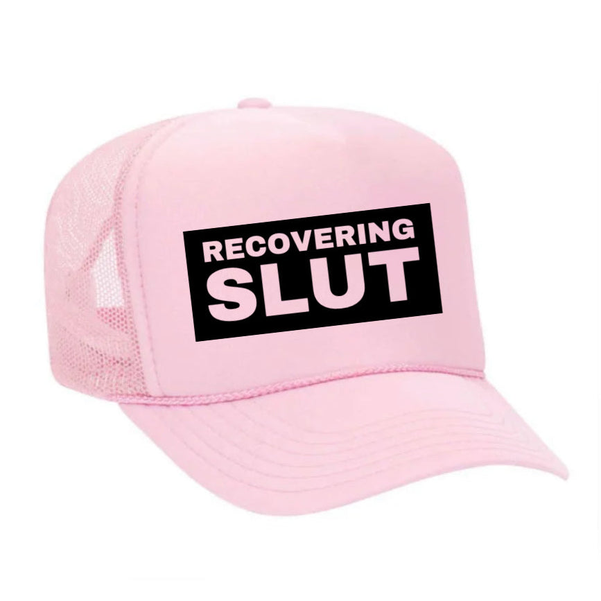 Recovering Slut BLOCK Trucker Hat