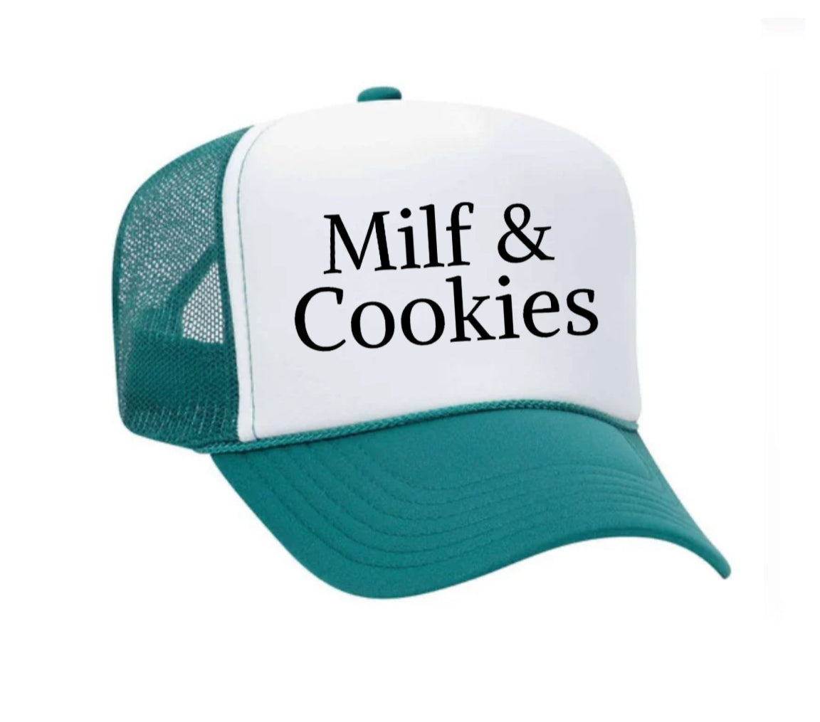 Milf & Cookies Trucker Hat