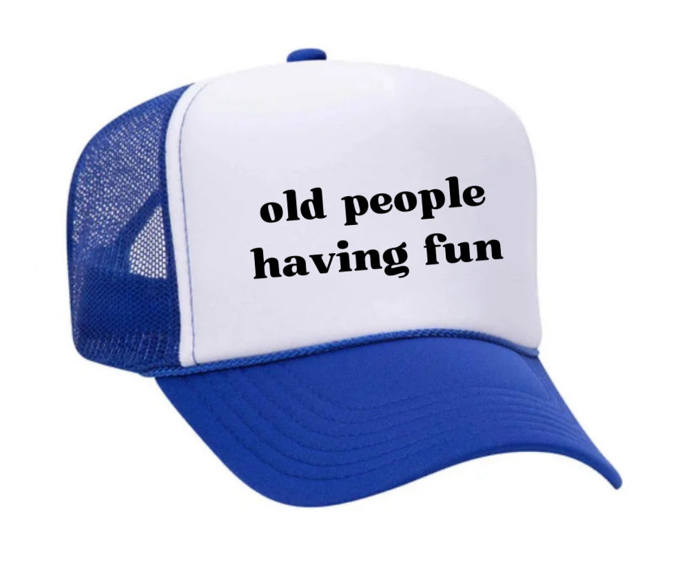 Old people having fun Trucker Hat