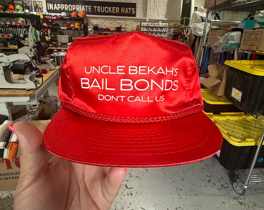 Uncle Bekah’s Bail Bonds ( Vintage shiny red)