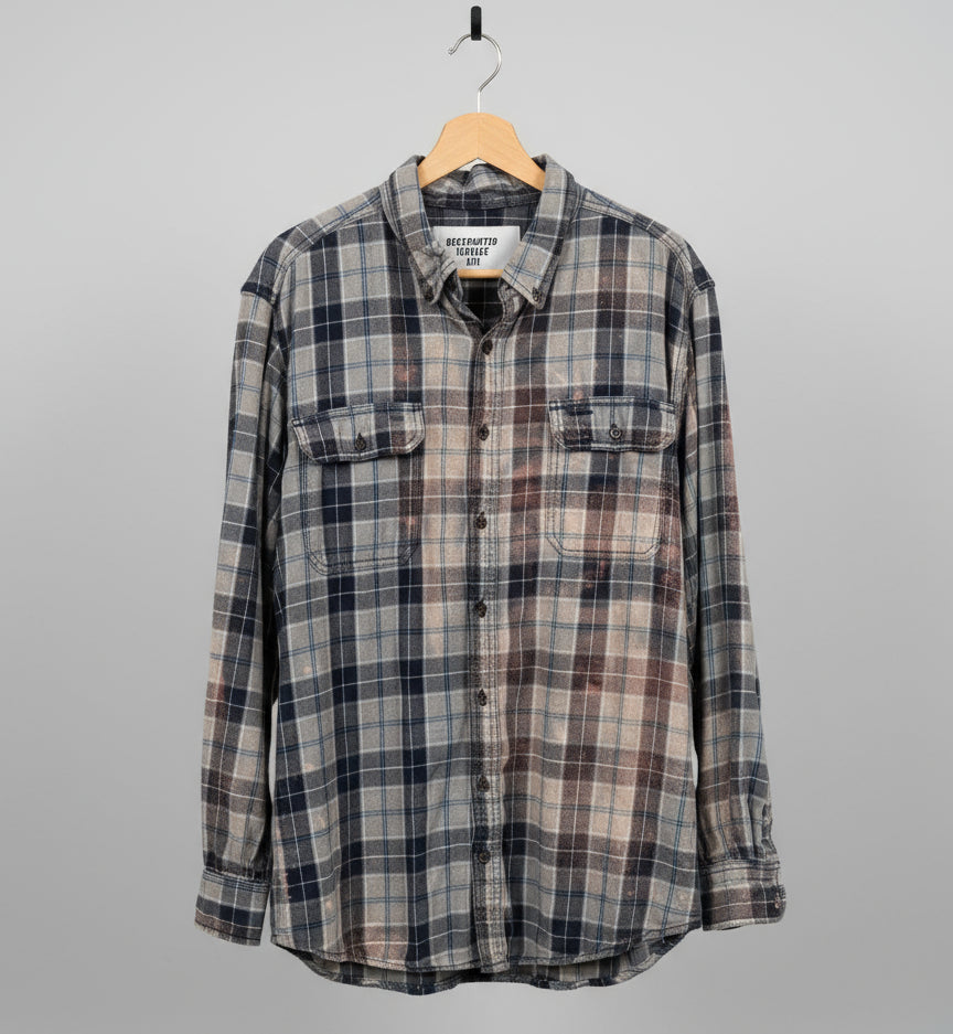Logo Bleached Flannel