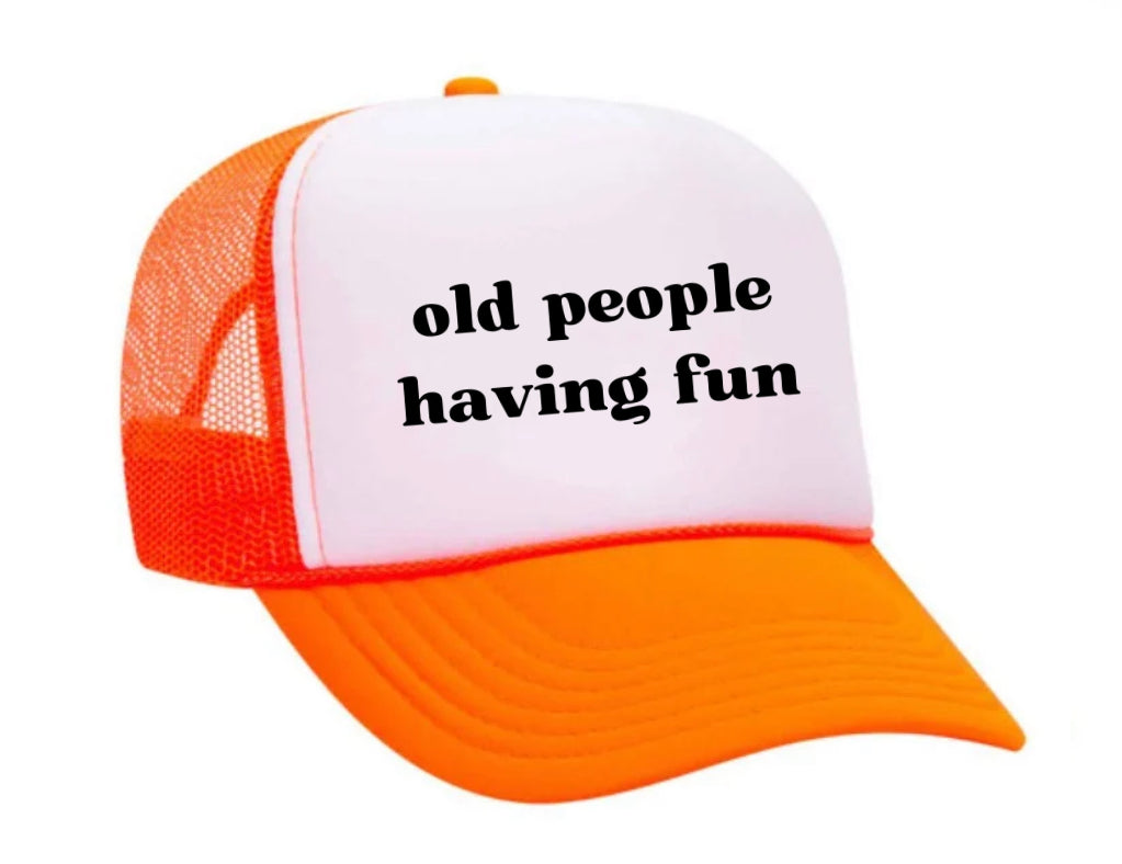 Old people having fun Trucker Hat