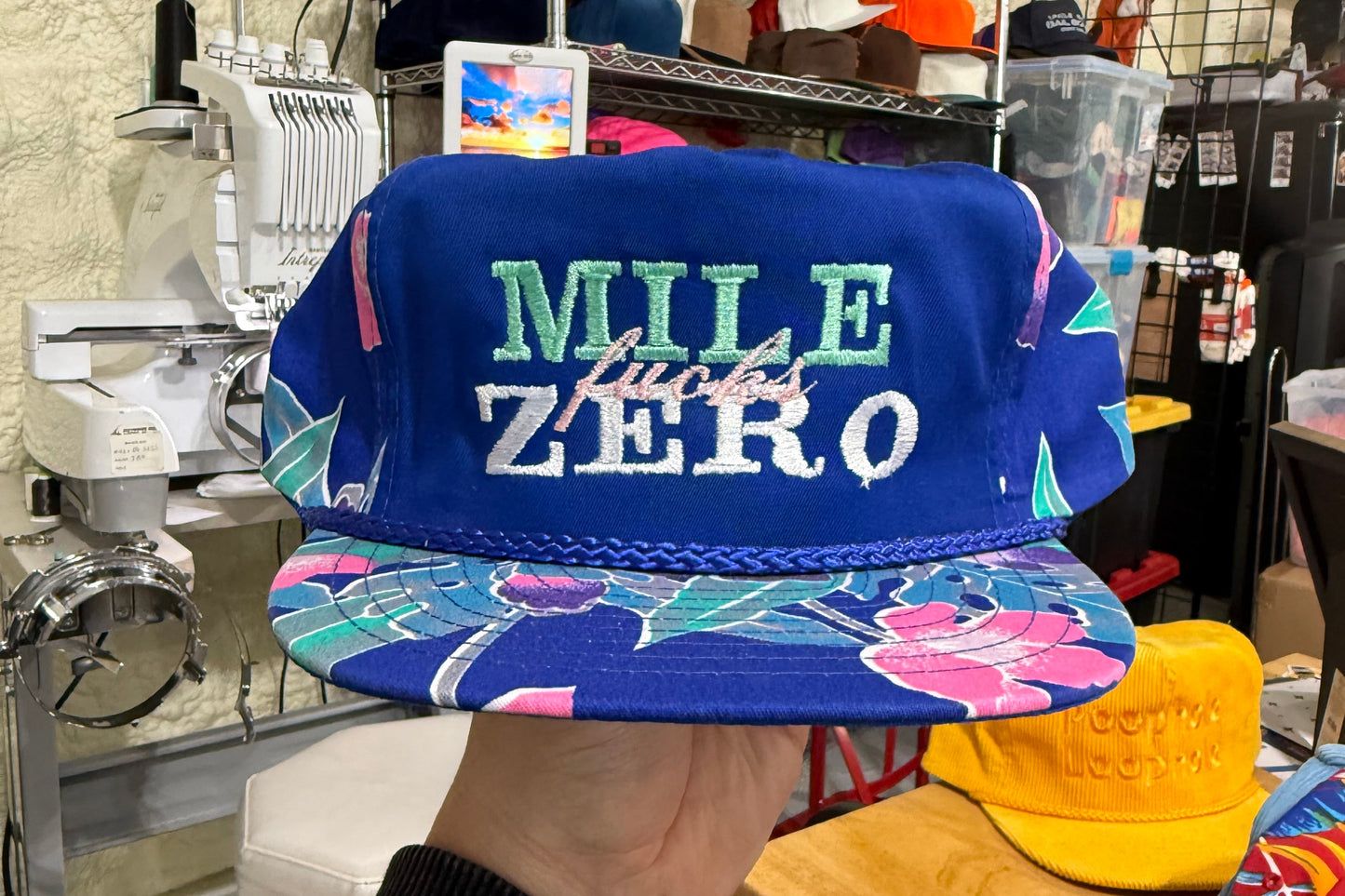 Mile Zero Fcks Vintage Hawaiian Hat