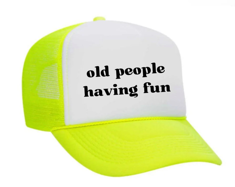 Old people having fun Trucker Hat