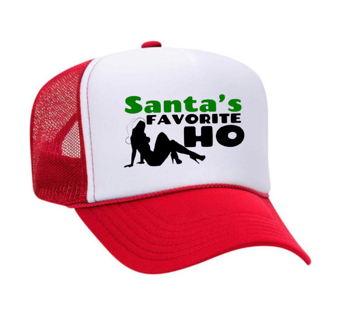 Santa's Favorite Ho Trucker Hat