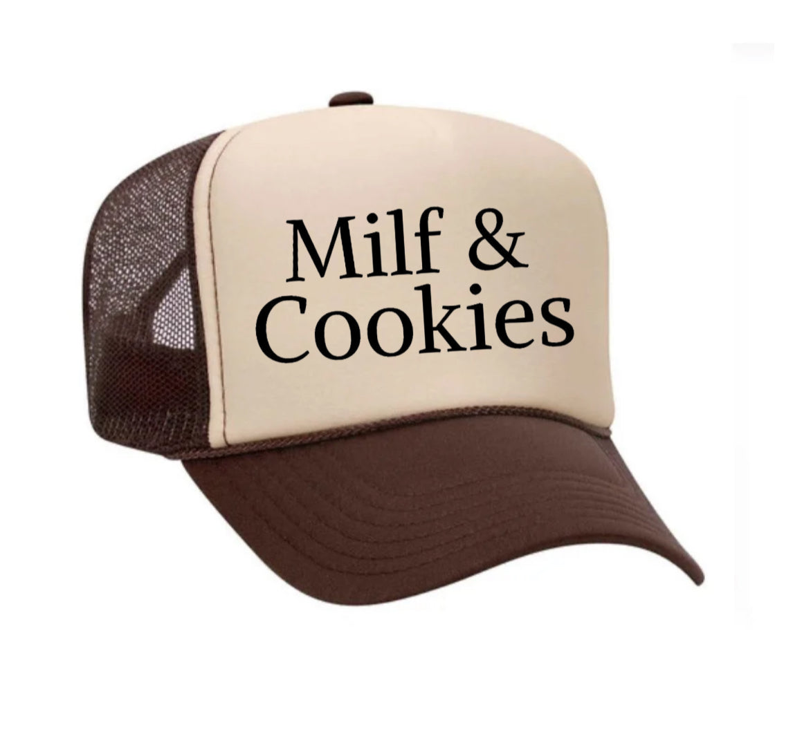 Milf & Cookies Trucker Hat