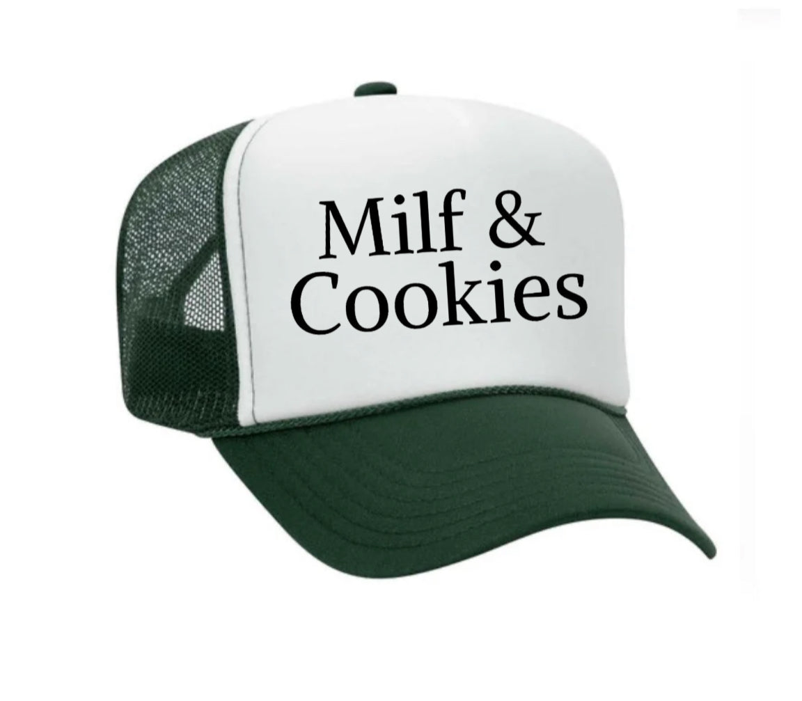 Milf & Cookies Trucker Hat