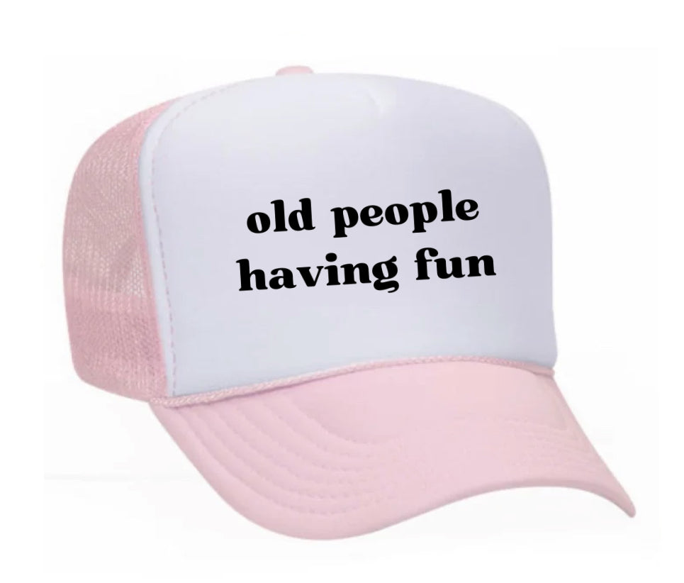 Old people having fun Trucker Hat