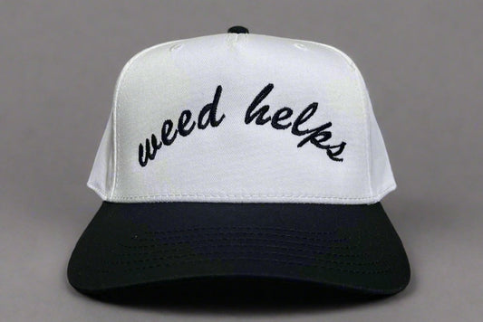 Weed Helps Embroidered Hat