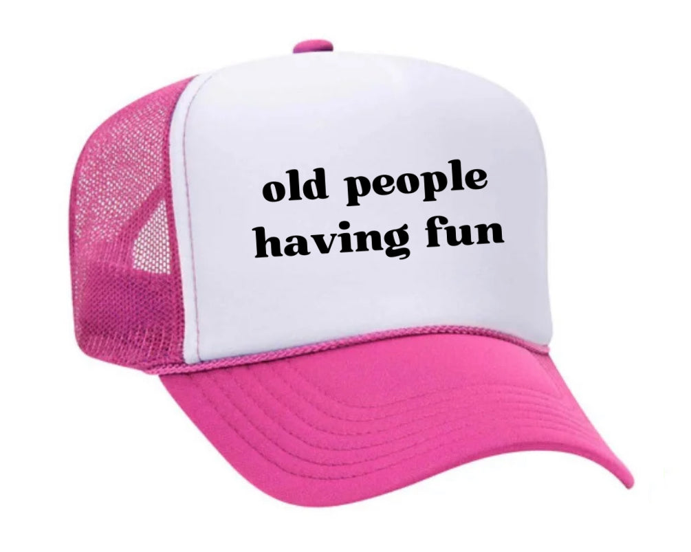 Old people having fun Trucker Hat