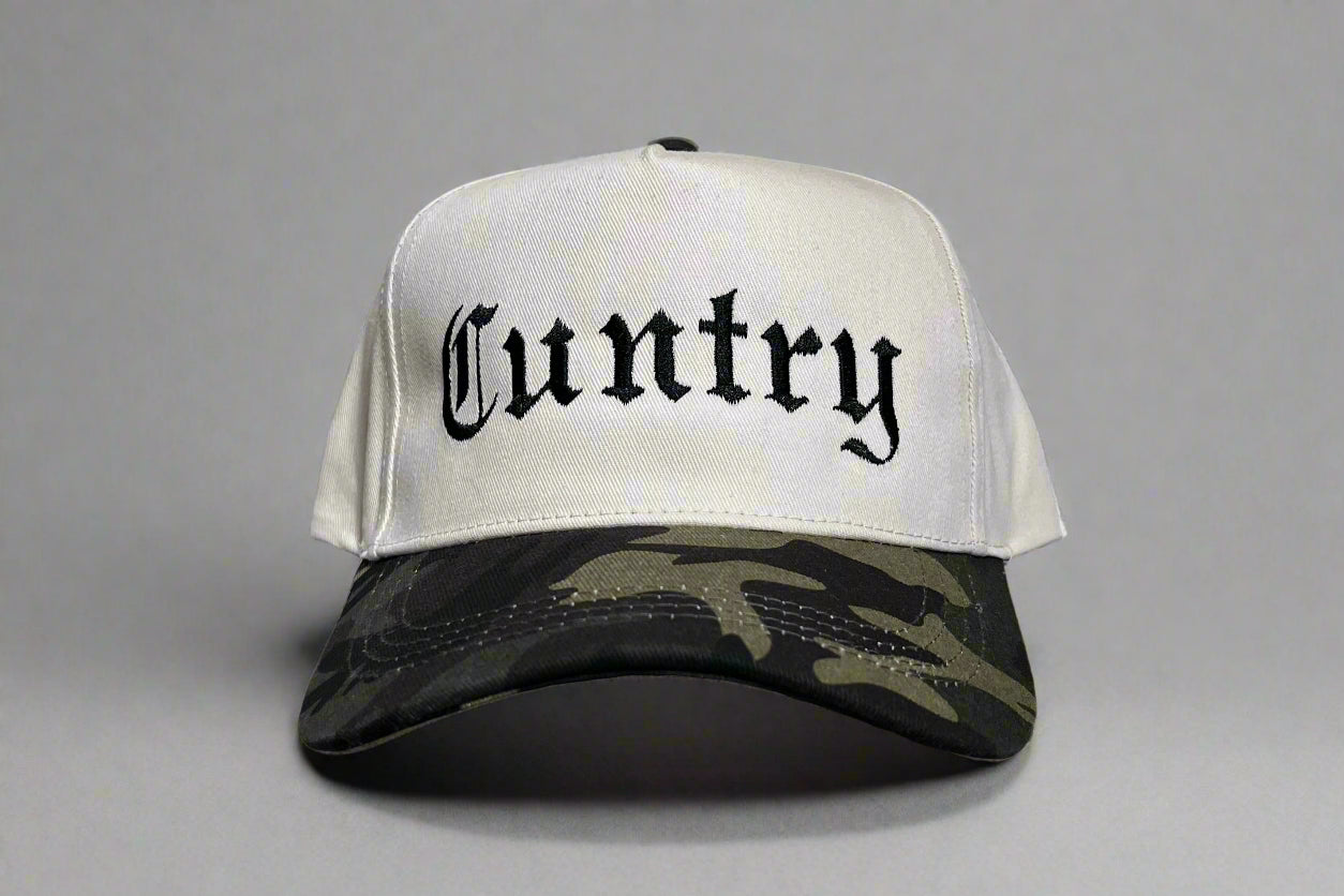 Cuntry Embroidered Hat