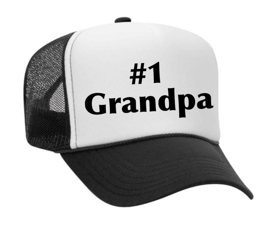 1 Grandpa Trucker Hat