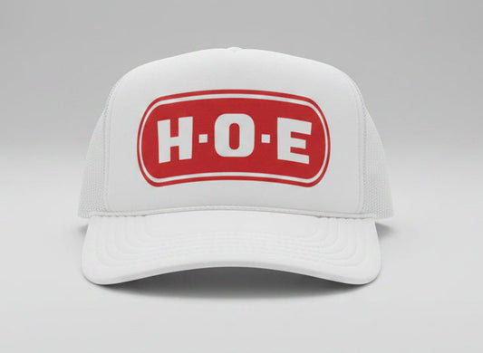 H-O-E (Solid White)