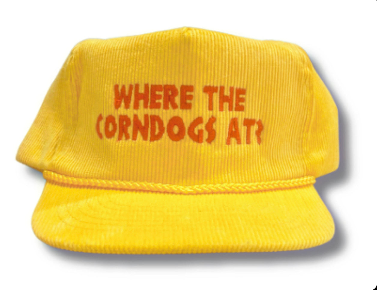 Where The Corndogs At? Corduroy Hat