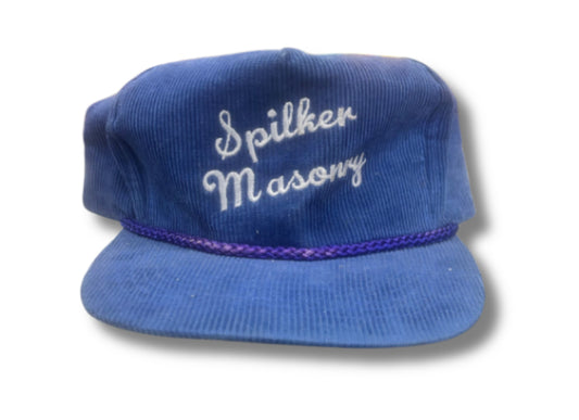 Vintage Spilker Masonry Corduroy Hat