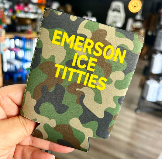 Emerson Ice Titties Magnetic Koozie