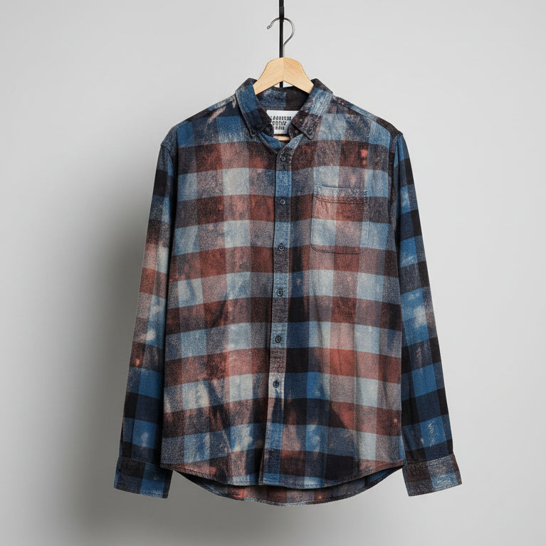 Logo Bleached Flannel