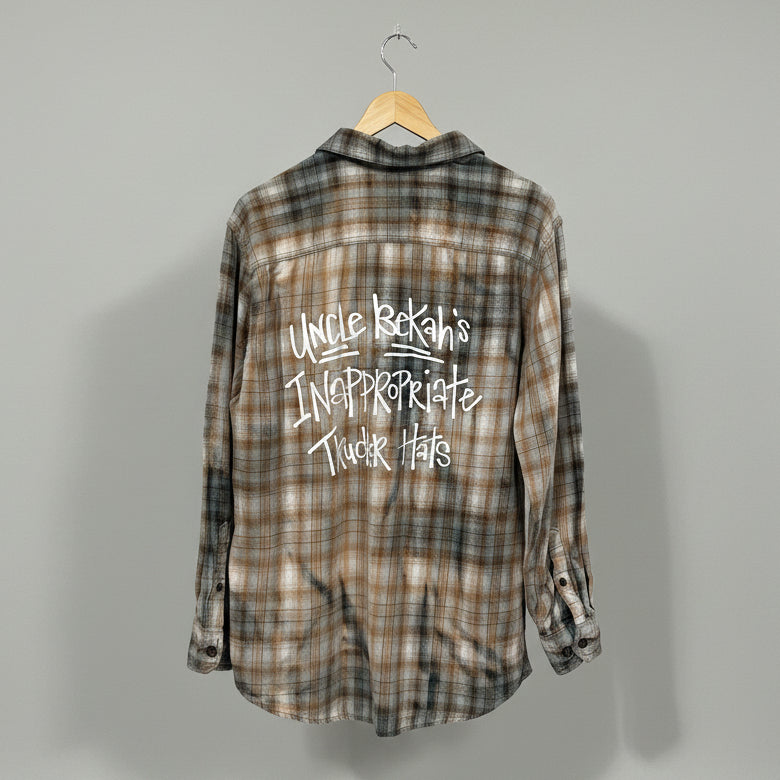 Logo Bleached Flannel