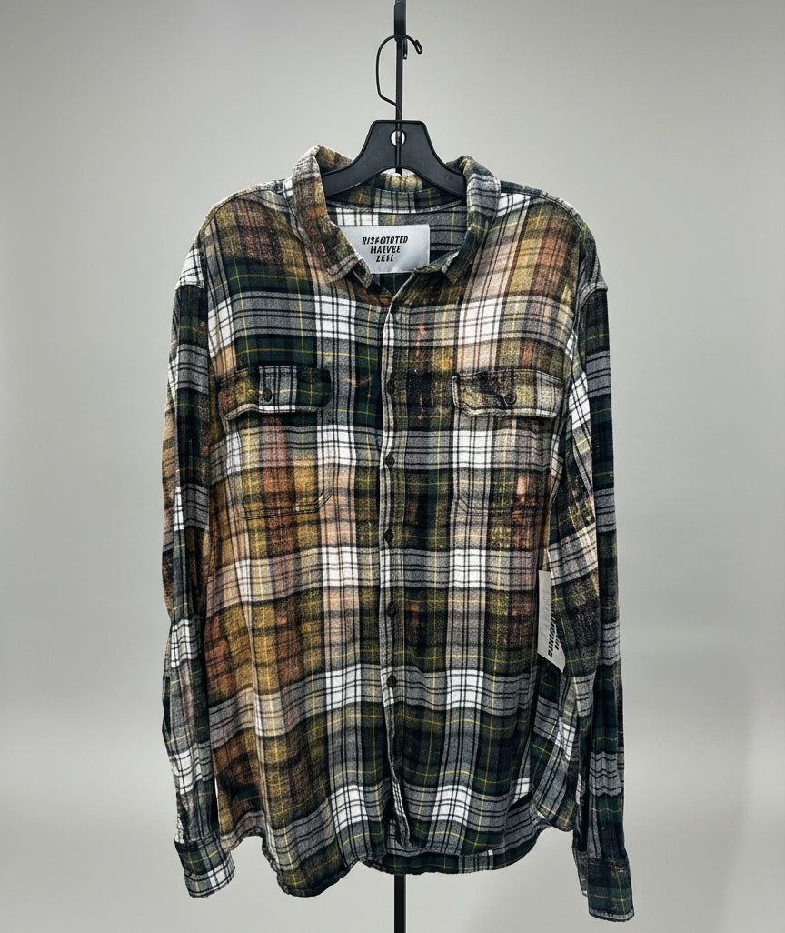 Logo Bleached Flannel