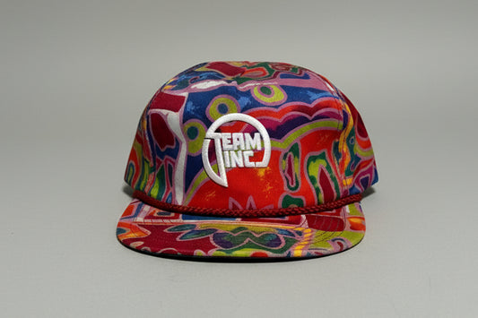Vintage TEAM INC Multi Color Hat
