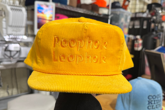 Poophole Loophole | Vintage Corduroy Hat