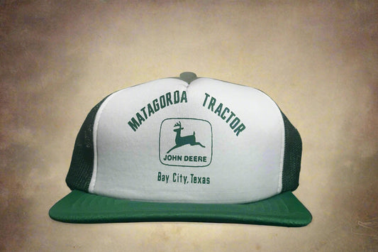 Matagorda Tractor John Deer Vintage Trucker Hat