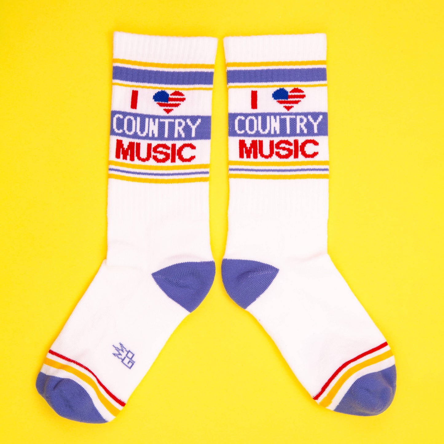 I ❤️ Country Music Gym Crew Socks