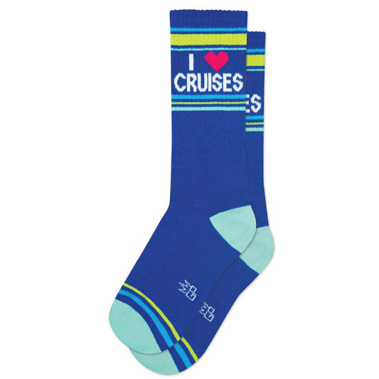 I ❤️ Cruises Gym Crew Socks