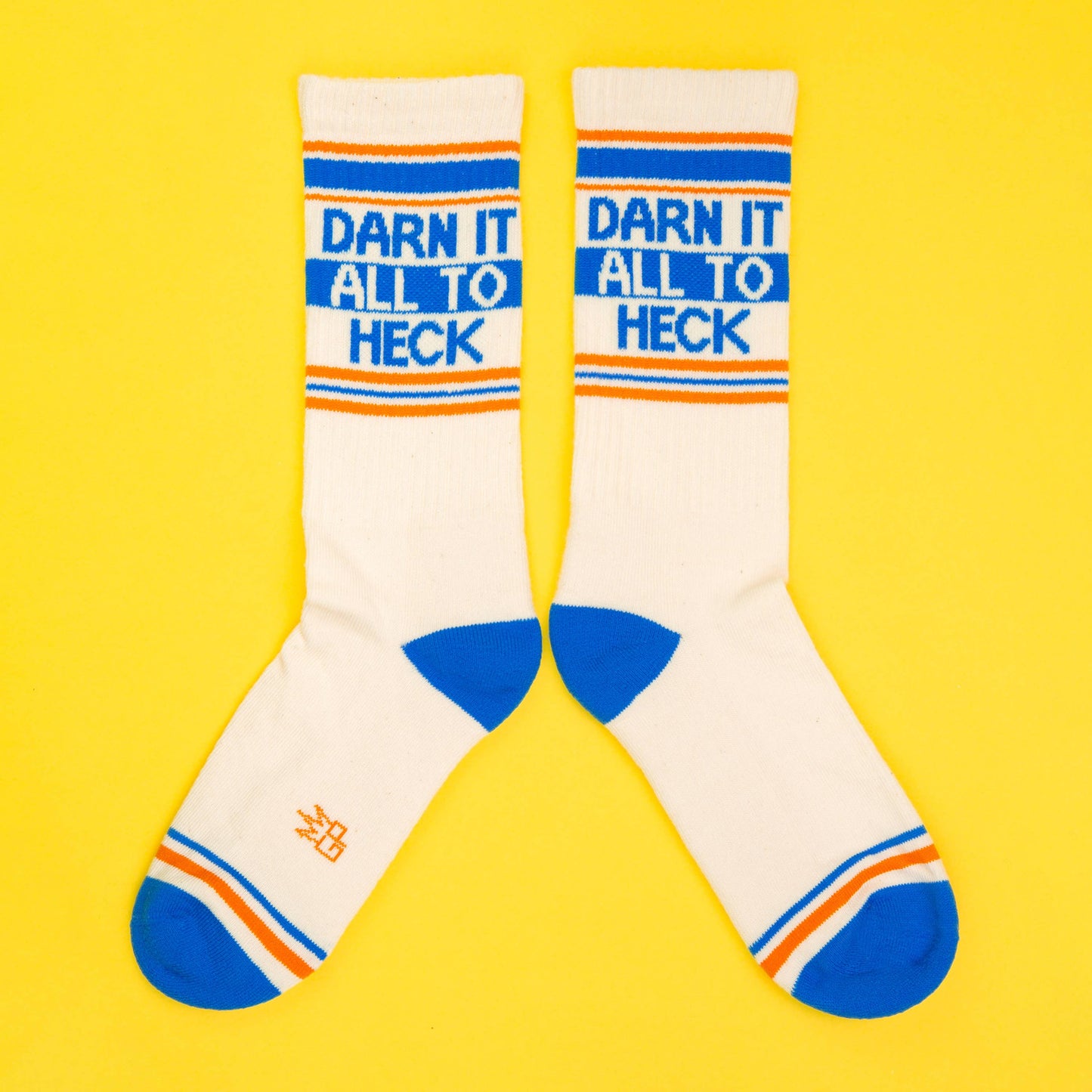 Darn It All To Heck Gym Crew Socks