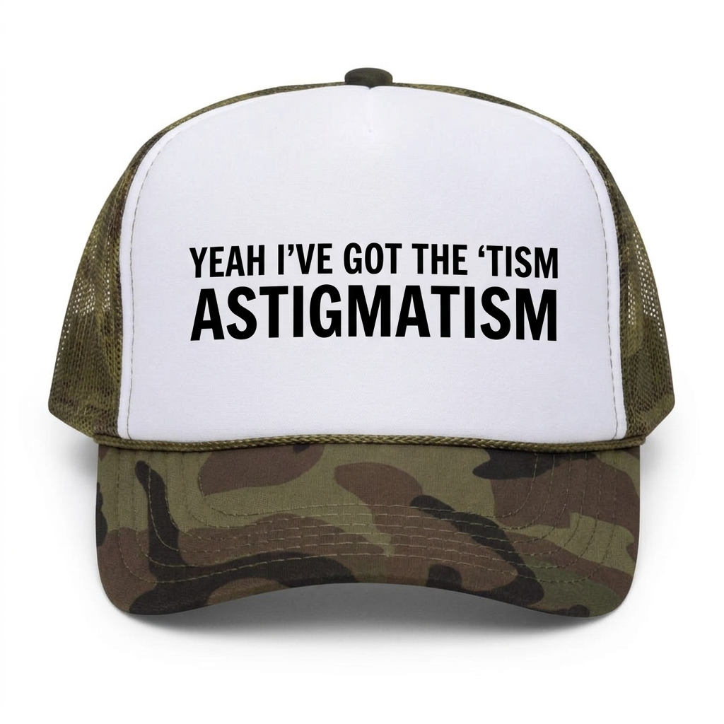 Camo hat mockup