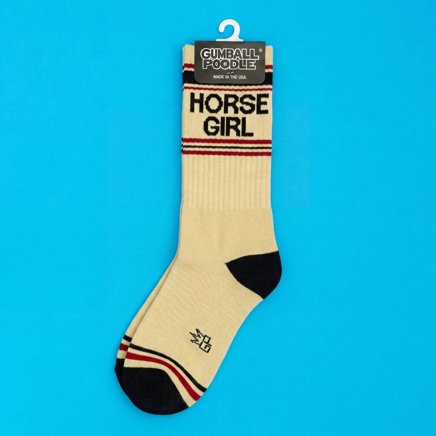 Horse Girl Gym Crew Socks