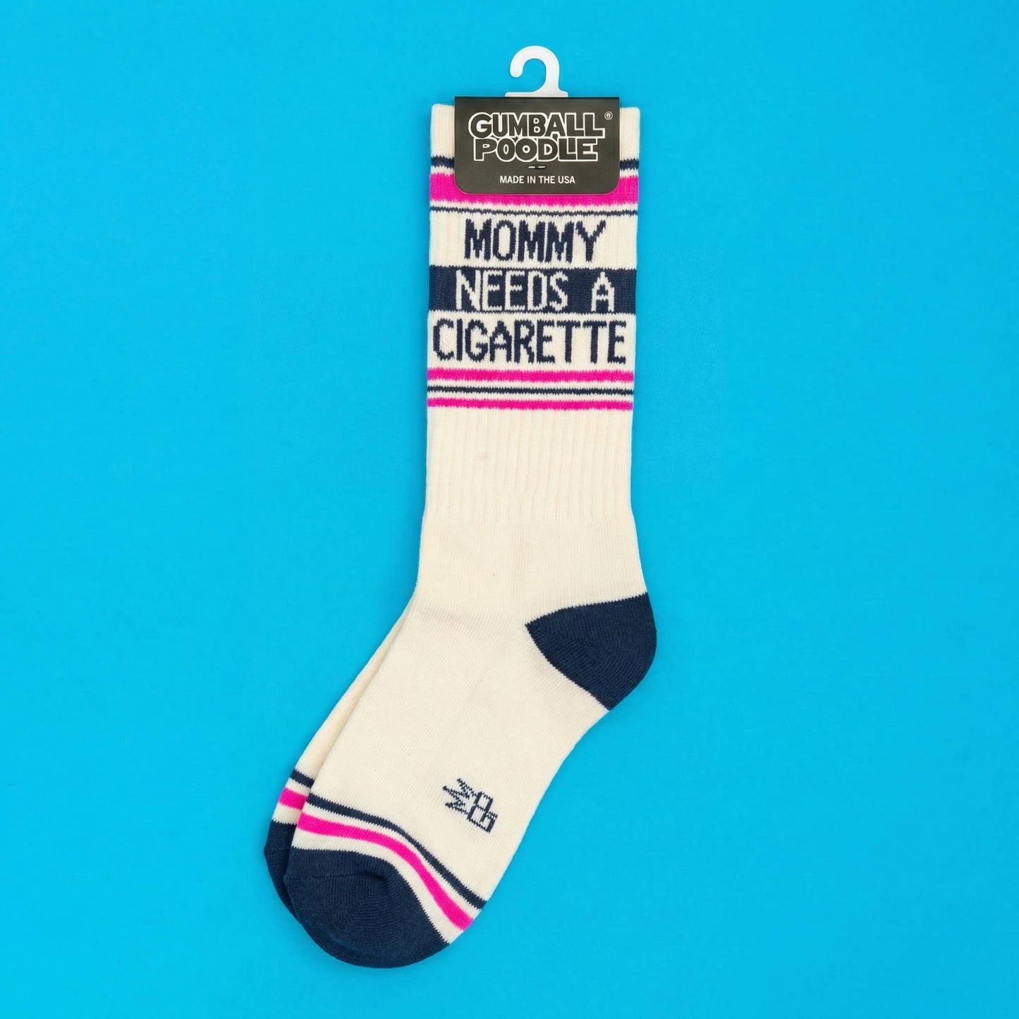 Mommy Needs A Cigarette Gym Crew Socks