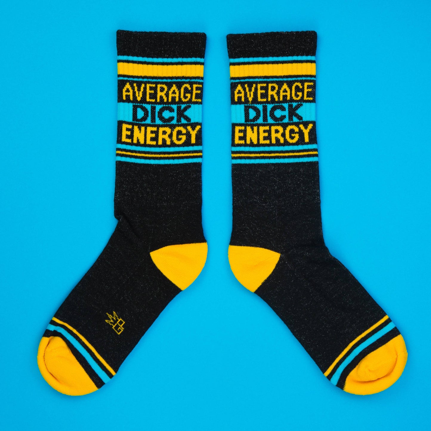 Average Dick Energy Gym Crew Socks