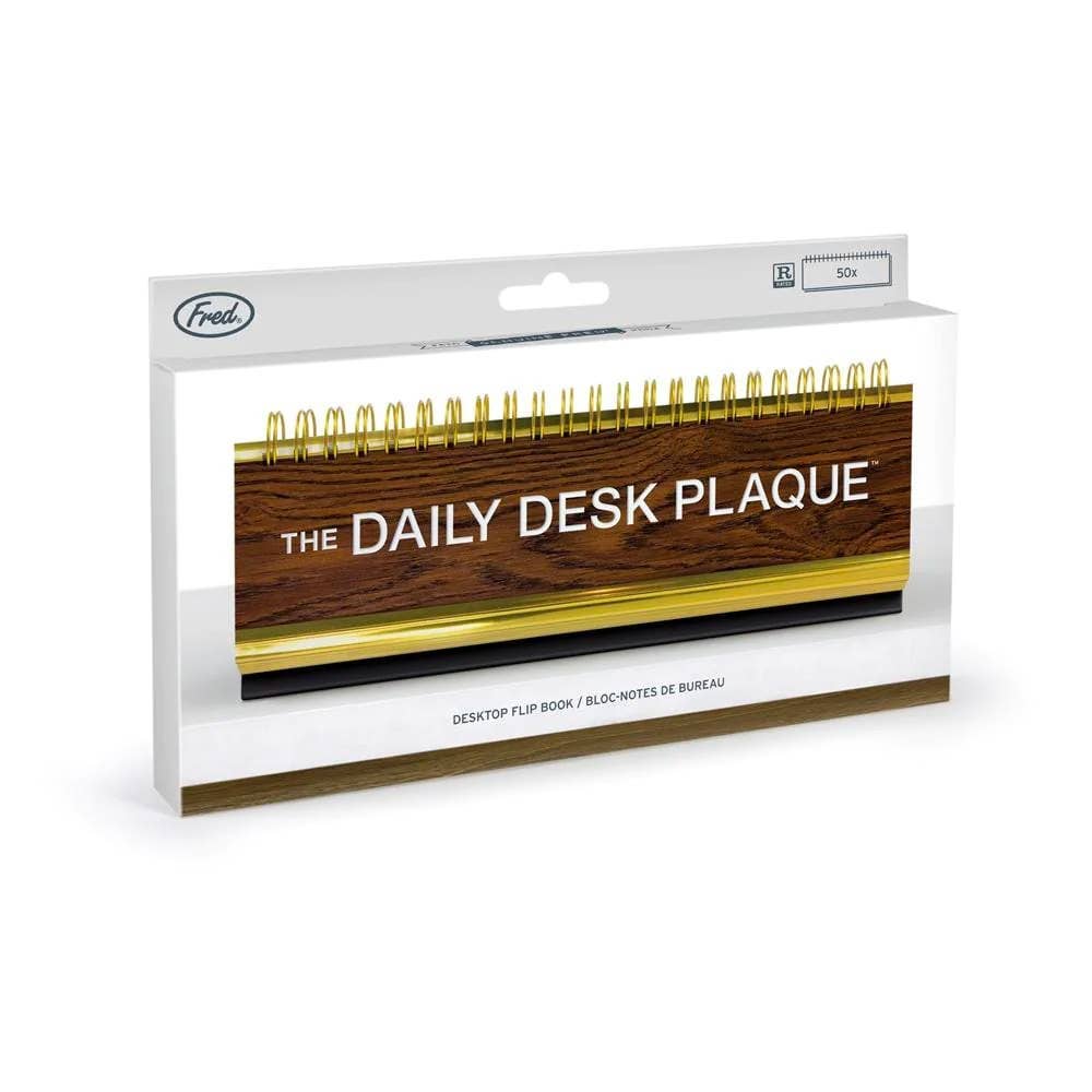 Daily Desk Plaque - R