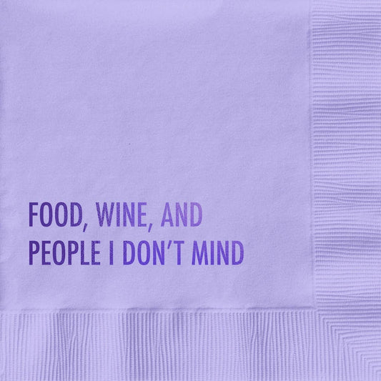 Food & Wine Cocktail Napkin