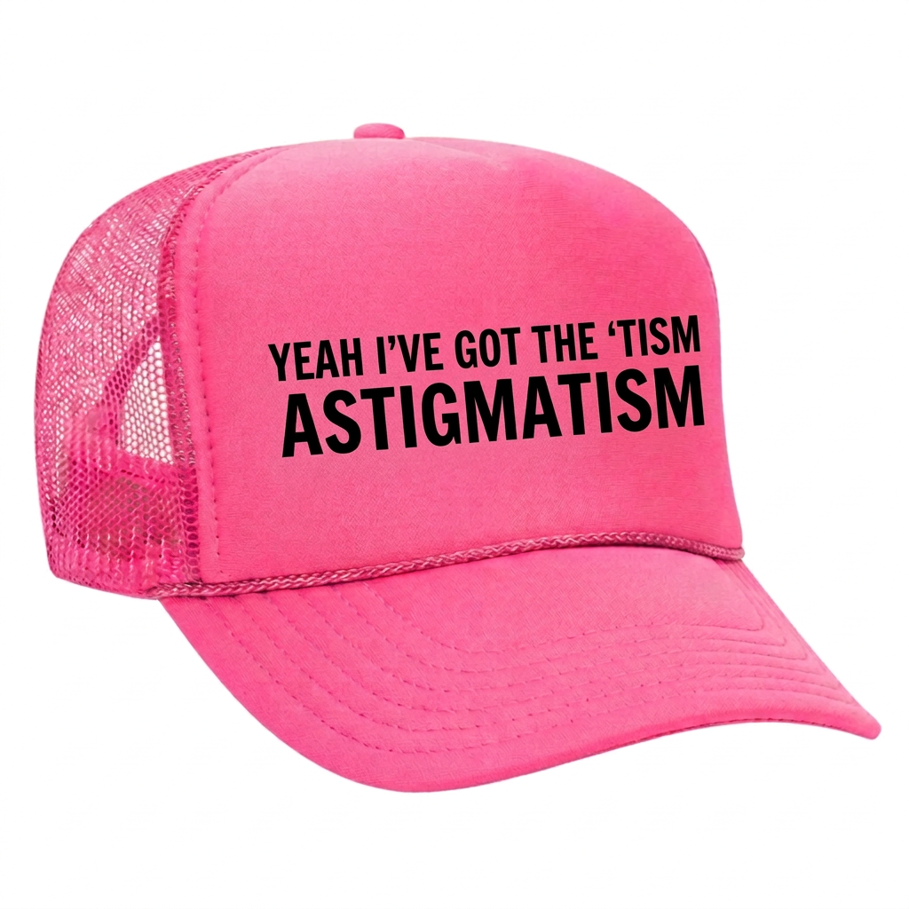 Revised solid pink hat