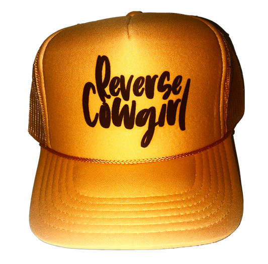 Reverse Cowgirl Inappropriate Trucker Hat
