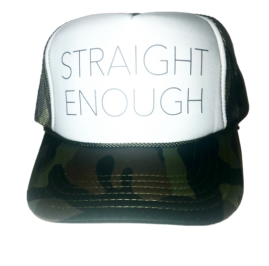 Straight Enough Trucker Hat