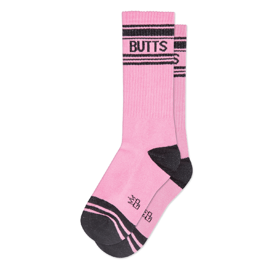 Butts Gym Crew Socks