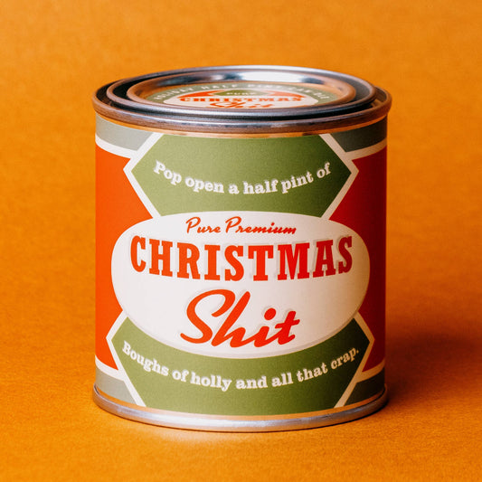 Christmas Shit Half-Pint Paint Can - HOLIDAY | Funny Candle