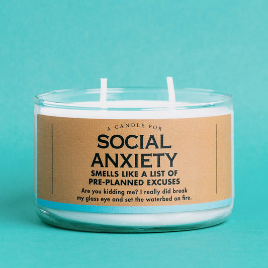 A Candle for Social Anxiety | Funny Candle
