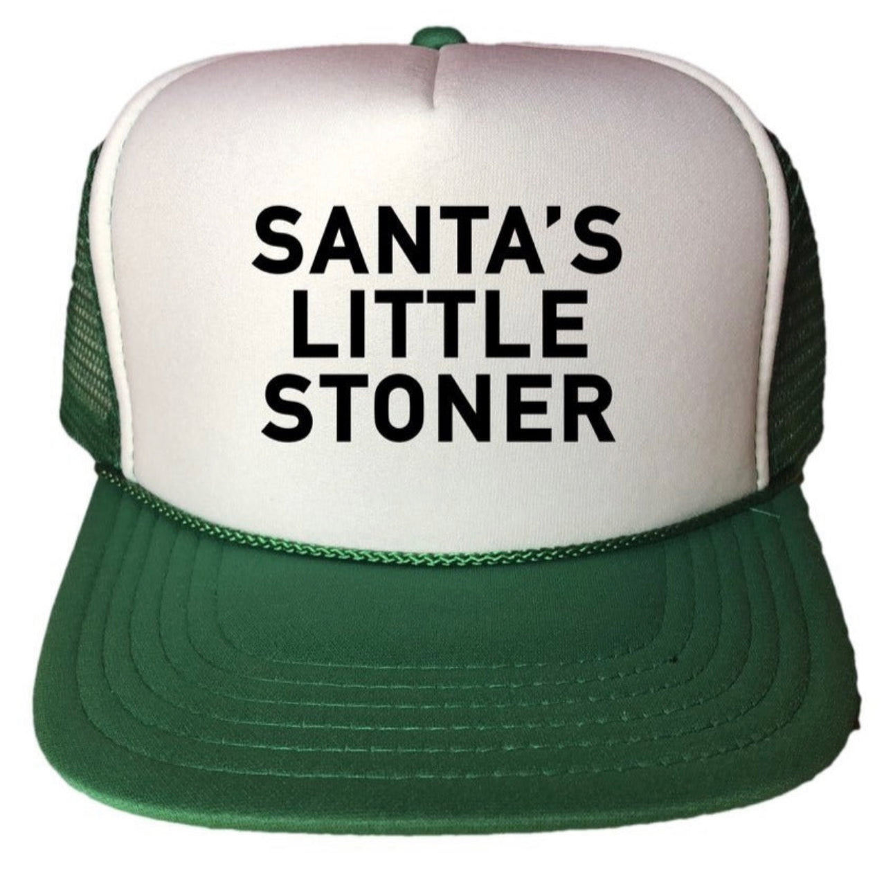 Santa's Little Stoner Trucker Hat
