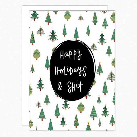 Happy Holidays & Shit Card