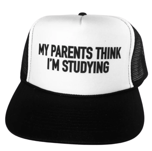 My Parents Think I'm Studying Trucker Hat