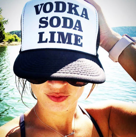 Vodka Soda Lime Trucker Hat
